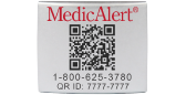 QR Code Medical ID for Apple Watch 38MM, 40MM Silver, Silver, pemblem image number 0